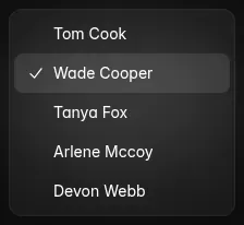 Listbox from Headless UI